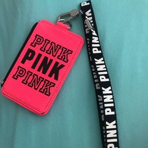Pink ID case